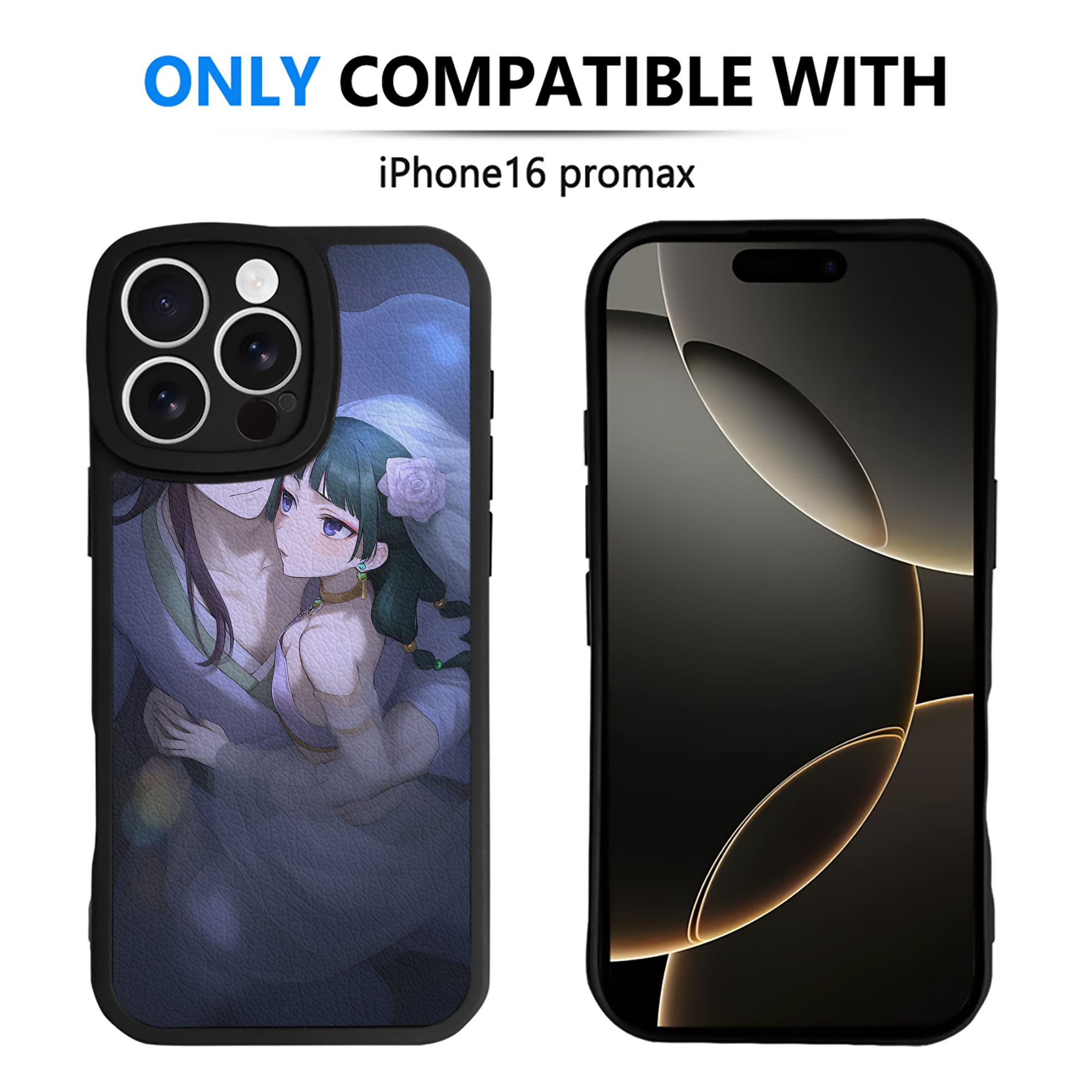 （画像用） 薬屋のひとりごと The Apothecary Diaries 【iPhone 16シリーズ対応】シリコンスマホケース（レザー調） 材質：シリコン